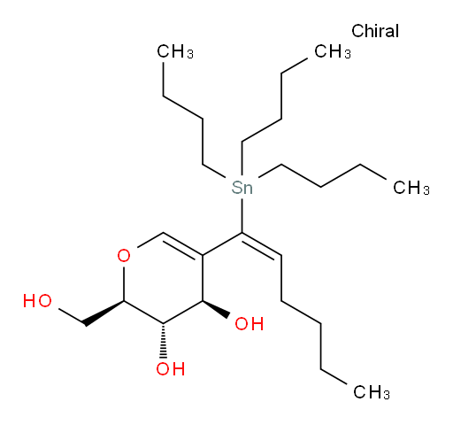 (2R,3S,4R)-2-(羟甲基)-5-((E)-1-(三丁基锡基)己-1-烯-1-基)-3,4-二氢-2H-吡喃-3,4-二醇