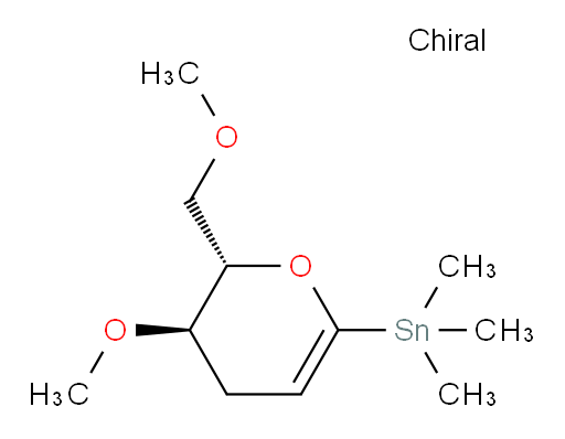 ((2S,3R)-3-methoxy-2-(methoxymethyl)-3,4-dihydro-2H-pyran-6-yl)trimethylstannane