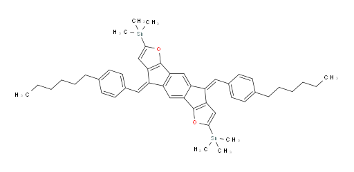 ((4Z,9Z)-4,9-双(4-己基苄亚基)-4,9-二氢-s-茚并[1,2-b:5,6-b']二呋喃-2,7-二基)双(三甲基锡烷)