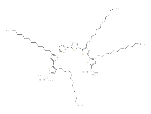 (3,3'''',3''''',4'-tetradodecyl-[2,2':5',2'':5'',2''':5''',2'''':5'''',2'''''-sexiselenophene]-5,5'''''-diyl)bis(trimethylstannane)