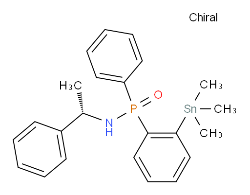 P-phenyl-N-((S)-1-phenylethyl)-P-(2-(trimethylstannyl)phenyl)phosphinic amide