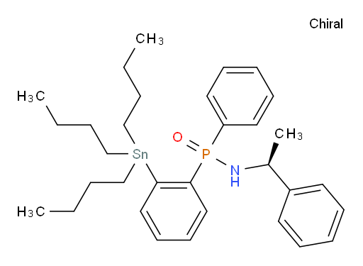 P-phenyl-N-((S)-1-phenylethyl)-P-(2-(tributylstannyl)phenyl)phosphinic amide