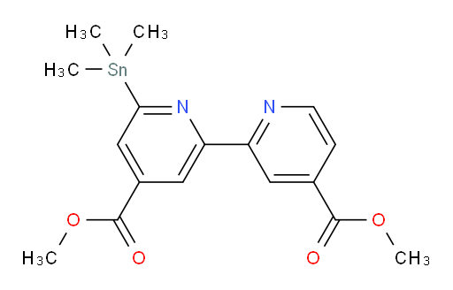 dimethyl 6-(trimethylstannyl)-[2,2'-bipyridine]-4,4'-dicarboxylate