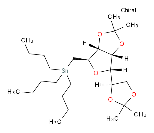 tributyl(((3aR,4S,6S,6aR)-6-((R)-2,2-dimethyl-1,3-dioxolan-4-yl)-2,2-dimethyltetrahydrofuro[3,4-d][1,3]dioxol-4-yl)methyl)stannane
