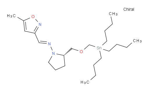 (S,E)-N-((5-methylisoxazol-3-yl)methylene)-2-(((tributylstannyl)methoxy)methyl)pyrrolidin-1-amine