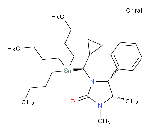 (4S,5R)-1-((S)-cyclopropyl(tributylstannyl)methyl)-3,4-dimethyl-5-phenylimidazolidin-2-one