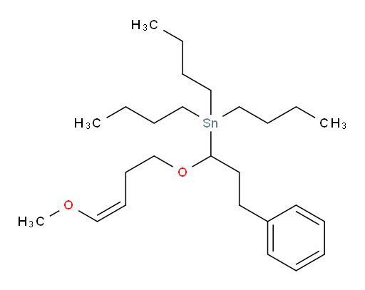 (Z)-三丁基(1-((4-甲氧基丁-3-烯-1-氧基))-3-苯基丙基)锡烷