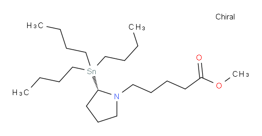 (S)-甲基 5-(2-(三丁基锡基)吡咯烷-1-基)戊酸酯