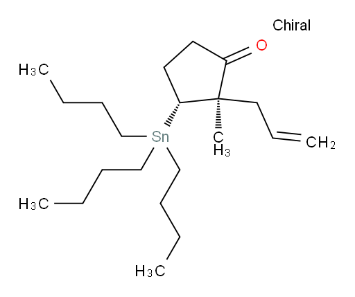 (2R,3R)-2-烯丙基-2-甲基-3-(三丁基锡基)环戊酮