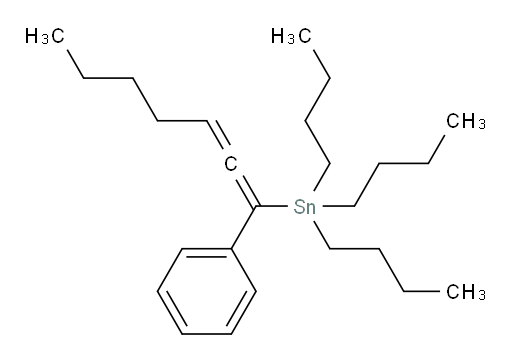 三丁基(1-苯基庚-1,2-二烯-1-基)锡烷