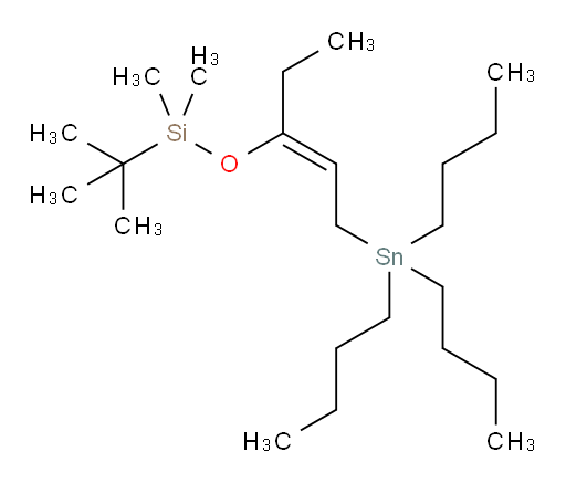 (Z)-tert-butyldimethyl((1-(tributylstannyl)pent-2-en-3-yl)oxy)silane