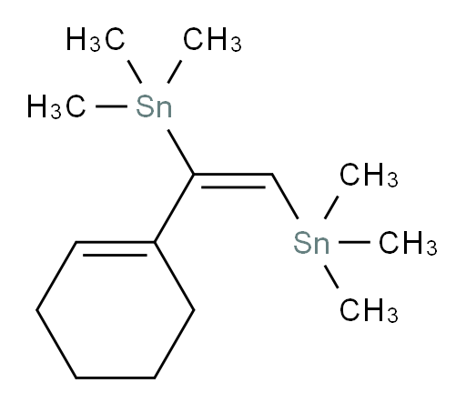 (E)-(1-(cyclohex-1-en-1-yl)ethene-1,2-diyl)bis(trimethylstannane)
