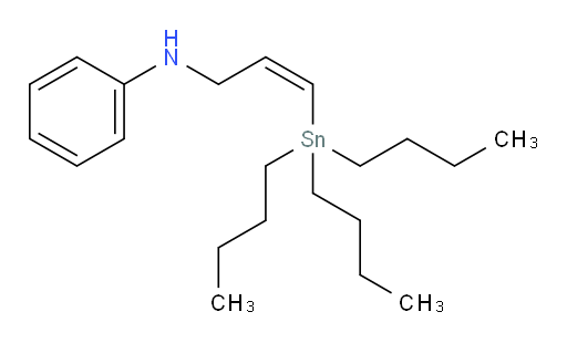 (Z)-N-(3-(tributylstannyl)allyl)aniline