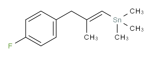 (E)-(3-(4-fluorophenyl)-2-methylprop-1-en-1-yl)trimethylstannane