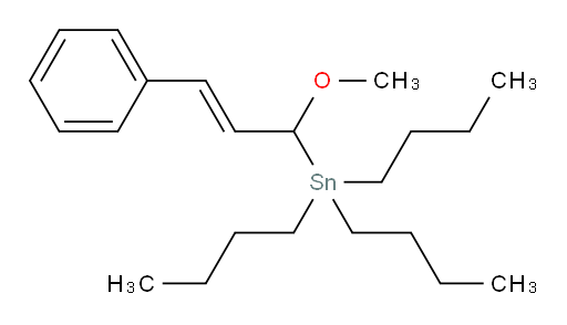(E)-三丁基(1-甲氧基-3-苯基烯丙基)锡烷