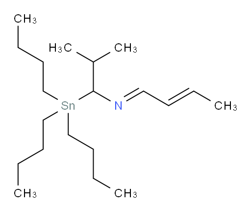 (E)-N-((E)-丁-2-烯-1-亚基)-2-甲基-1-(三丁基锡基)丙-1-胺