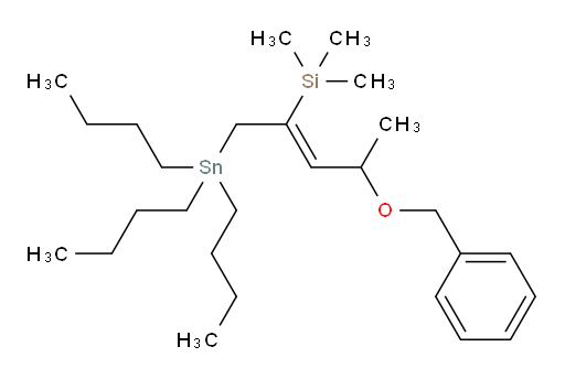 (Z)-(4-(苄氧基)-1-(三丁基锡基)戊-2-烯-2-基)三甲基硅烷