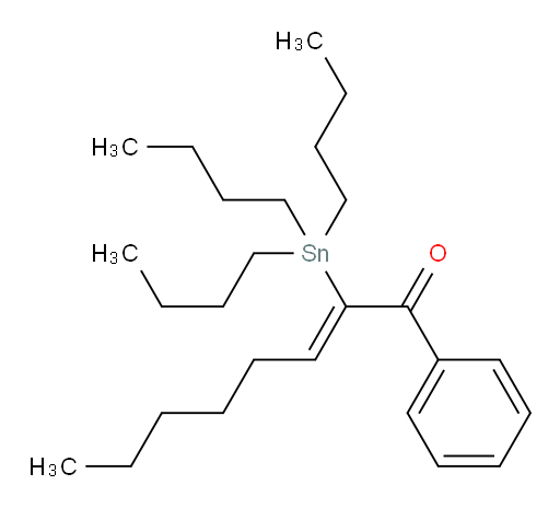 (Z)-1-phenyl-2-(tributylstannyl)oct-2-en-1-one