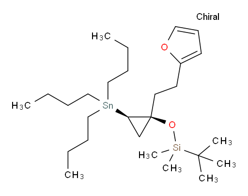 叔丁基((1S,2R)-1-(2-(呋喃-2-基)乙基)-2-(三丁基锡基)环丙氧基)二甲基硅烷