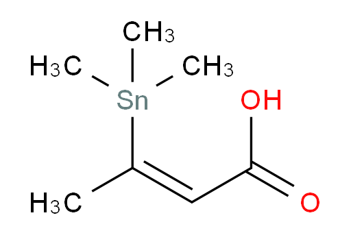 (Z)-3-(trimethylstannyl)but-2-enoic acid