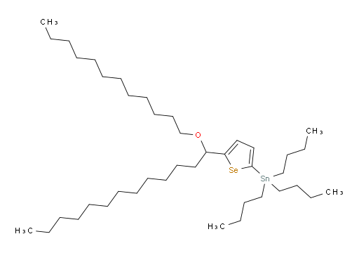 三丁基(5-(1-(十二烷氧基)三癸基)硒杂phen-2-基)锡烷
