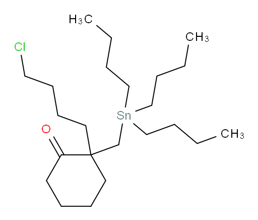 2-(4-氯丁基)-2-((三丁基锡基)甲基)环己酮