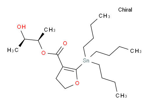 (2R,3R)-3-羟基丁-2-基 2-(三丁基锡基)-4,5-二氢呋喃-3-甲酸酯