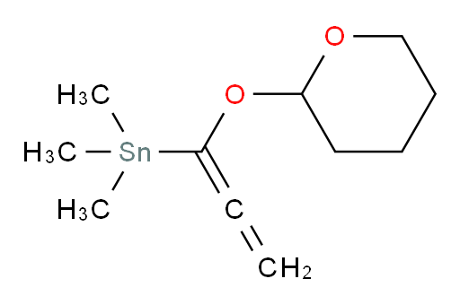 trimethyl(1-((tetrahydro-2H-pyran-2-yl)oxy)propa-1,2-dien-1-yl)stannane