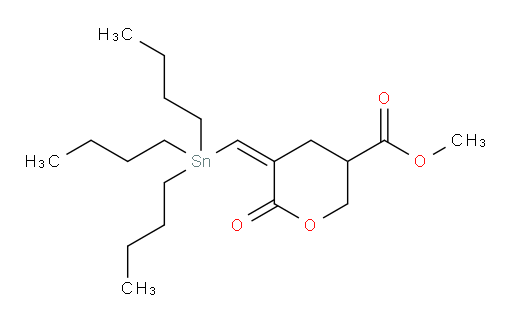 (Z)-methyl 6-oxo-5-((tributylstannyl)methylene)tetrahydro-2H-pyran-3-carboxylate