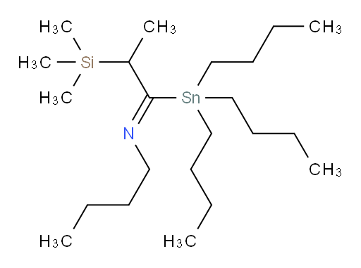 (Z)-N-(1-(三丁基锡基)-2-(三甲基硅基)丙亚基)丁-1-胺