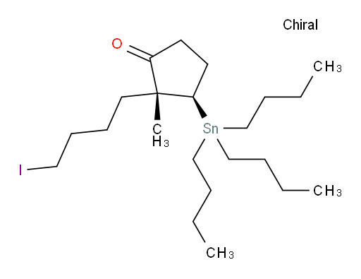 (2R,3R)-2-(4-碘丁基)-2-甲基-3-(三丁基锡基)环戊酮