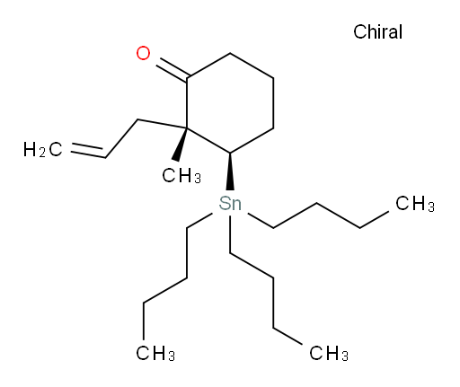(2R,3R)-2-allyl-2-methyl-3-(tributylstannyl)cyclohexanone