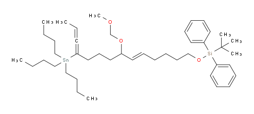 (E)-14,14-dimethyl-13,13-diphenyl-5-(4-(tributylstannyl)hepta-4,5-dien-1-yl)-2,4,12-trioxa-13-silapentadec-6-ene