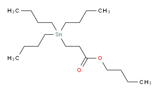丁基 3-(三丁基锡基)丙酸酯