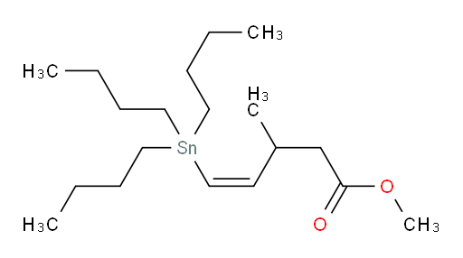 (Z)-甲基 3-甲基-5-(三丁基锡基)戊-4-烯酸酯
