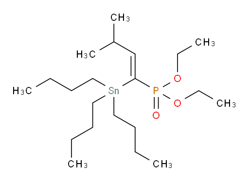 (Z)-二乙基 (3-甲基-1-(三丁基锡基)丁-1-烯-1-基)磷酸酯