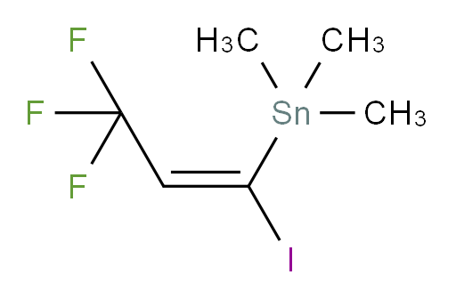 (E)-三甲基(3,3,3-三氟-1-碘丙烯-1-基)锡烷