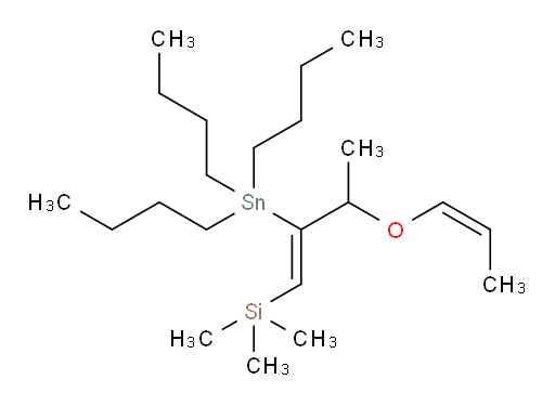 三甲基((Z)-3-((Z)-丙烯-1-基氧基)-2-(三丁基锡基)丁-1-烯-1-基)硅烷
