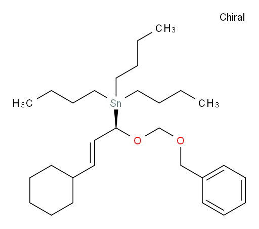 (R,E)-(1-((苄氧基)甲氧基)-3-环己基烯丙基)三丁基锡烷