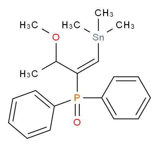 (E)-(3-methoxy-1-(trimethylstannyl)but-1-en-2-yl)diphenylphosphine oxide