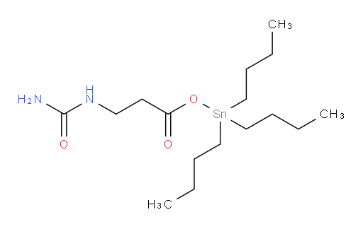 tributylstannyl 3-ureidopropanoate