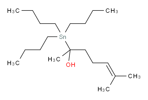 6-methyl-2-(tributylstannyl)hept-5-en-2-ol