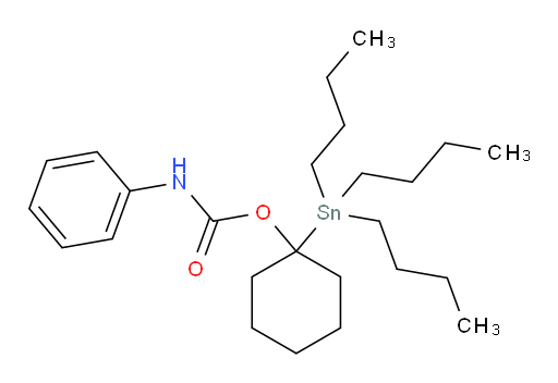 1-(tributylstannyl)cyclohexyl phenylcarbamate