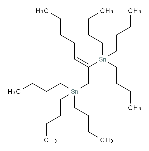 (Z)-hept-2-ene-1,2-diylbis(tributylstannane)