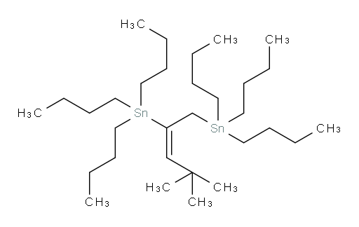 (E)-(4,4-dimethylpent-2-ene-1,2-diyl)bis(tributylstannane)