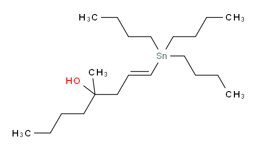 (E)-4-methyl-1-(tributylstannyl)oct-1-en-4-ol