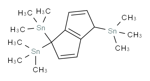 (1,4-dihydropentalene-1,1,4-triyl)tris(trimethylstannane)