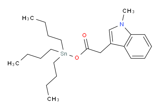 tributylstannyl 2-(1-methyl-1H-indol-3-yl)acetate