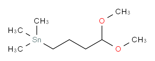 (4,4-dimethoxybutyl)trimethylstannane