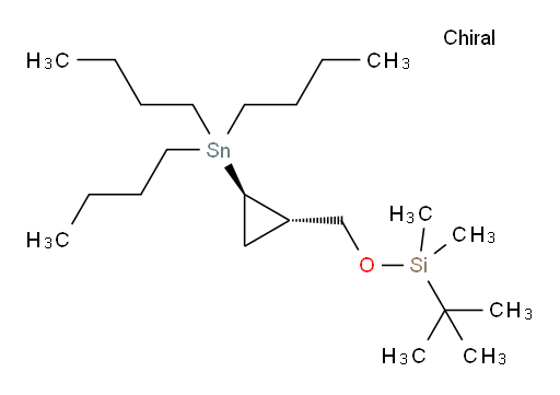 tert-butyldimethyl(((1S,2R)-2-(tributylstannyl)cyclopropyl)methoxy)silane